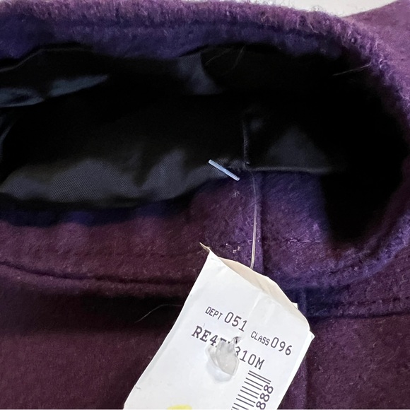 Relativity Women's Deep Purple Peacoat - Picture 8 of 15